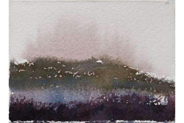 Wish you were Here VIII, aquarelle sur papier Saint Armand, 7x5p.